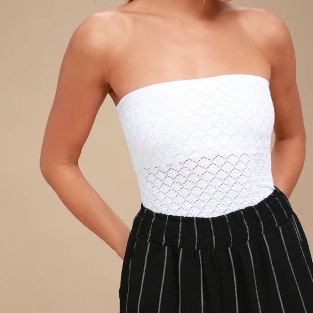 Free people textured honey tube top